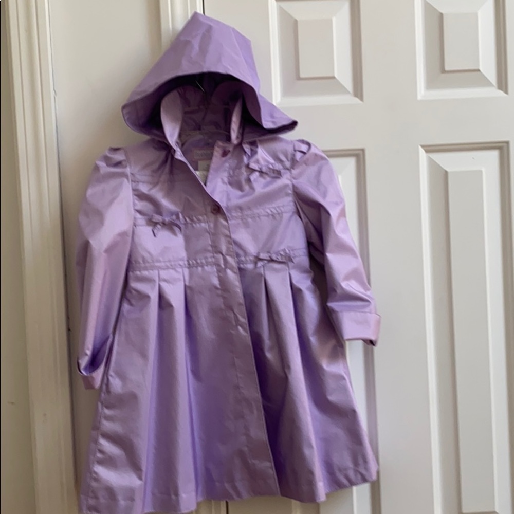 Girls 3t purple rain coat